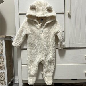 Old Navy Hooded Bear one piece 6-12 months